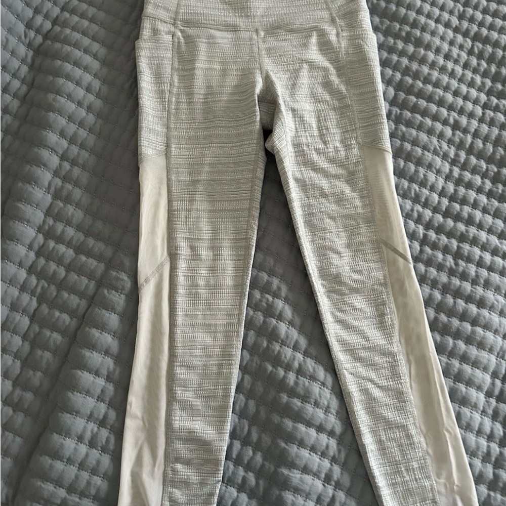 Athleta Cream Leggings